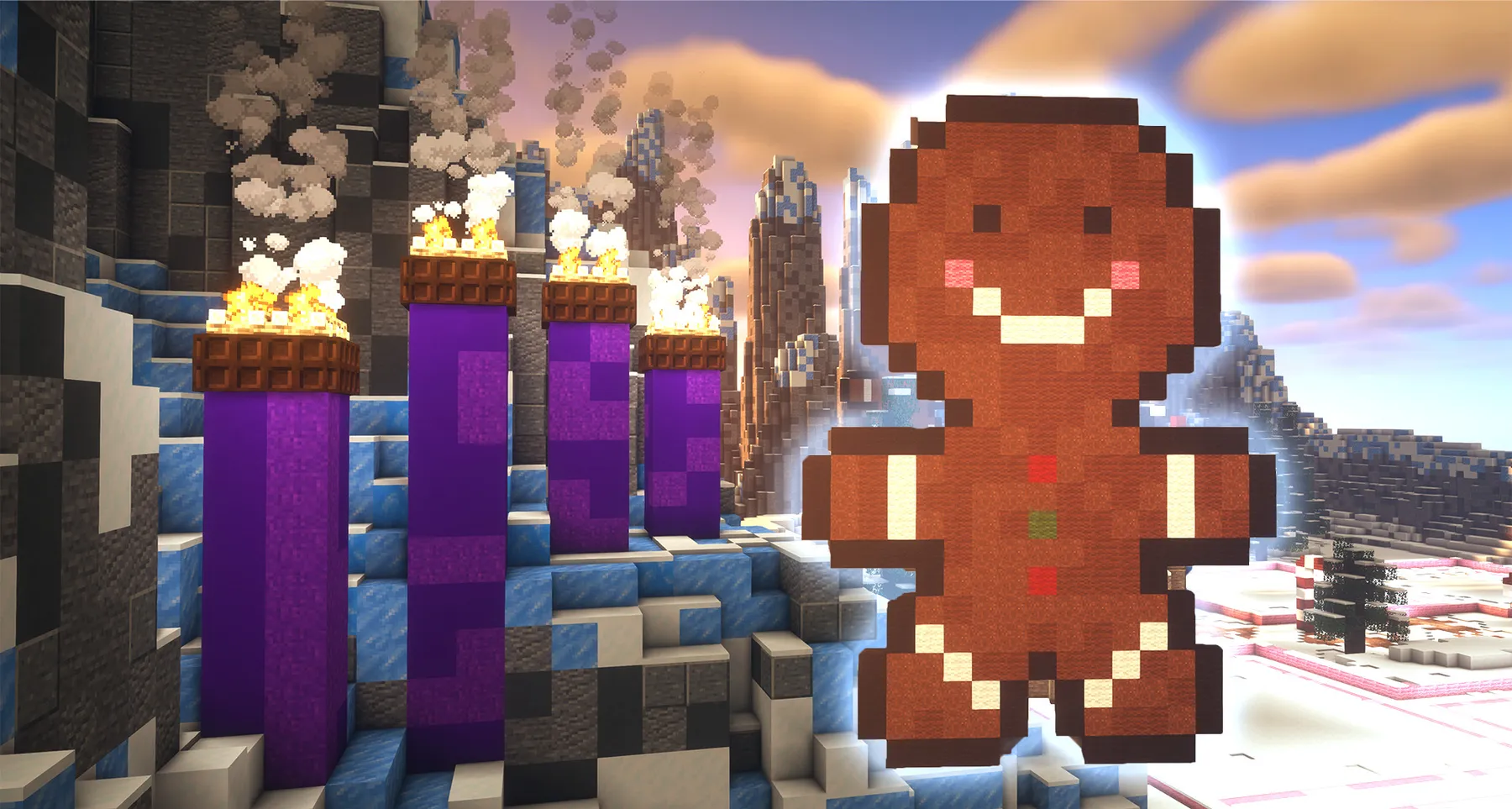 julestemning i Minecraft