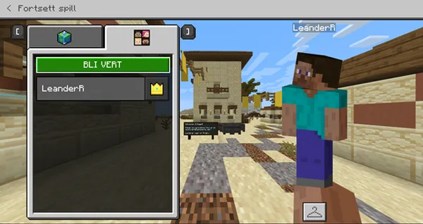 Bli vert Minecraft Education